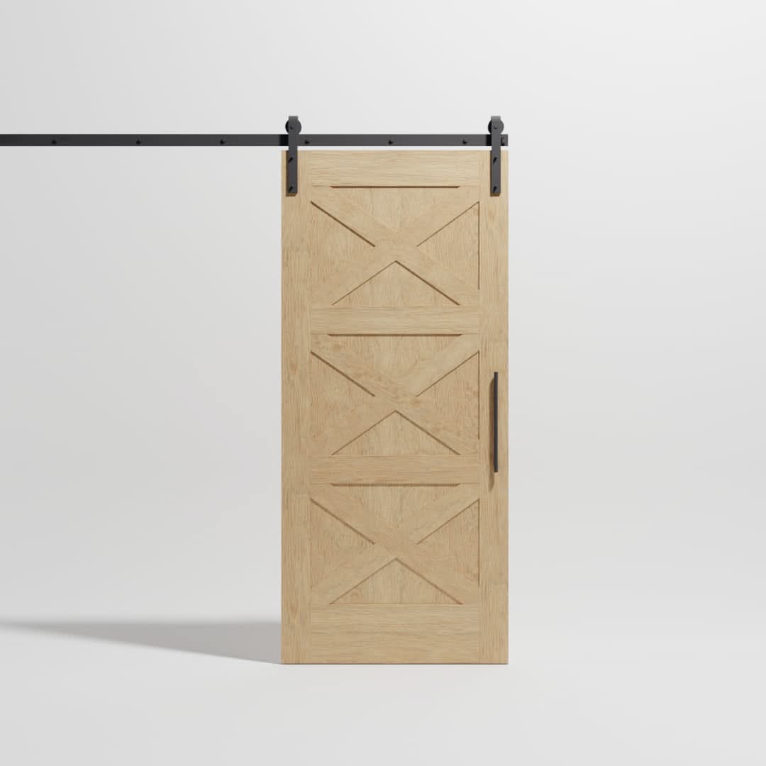 Craftsman Triple X Hanging Barn Doors design by RealCraft 